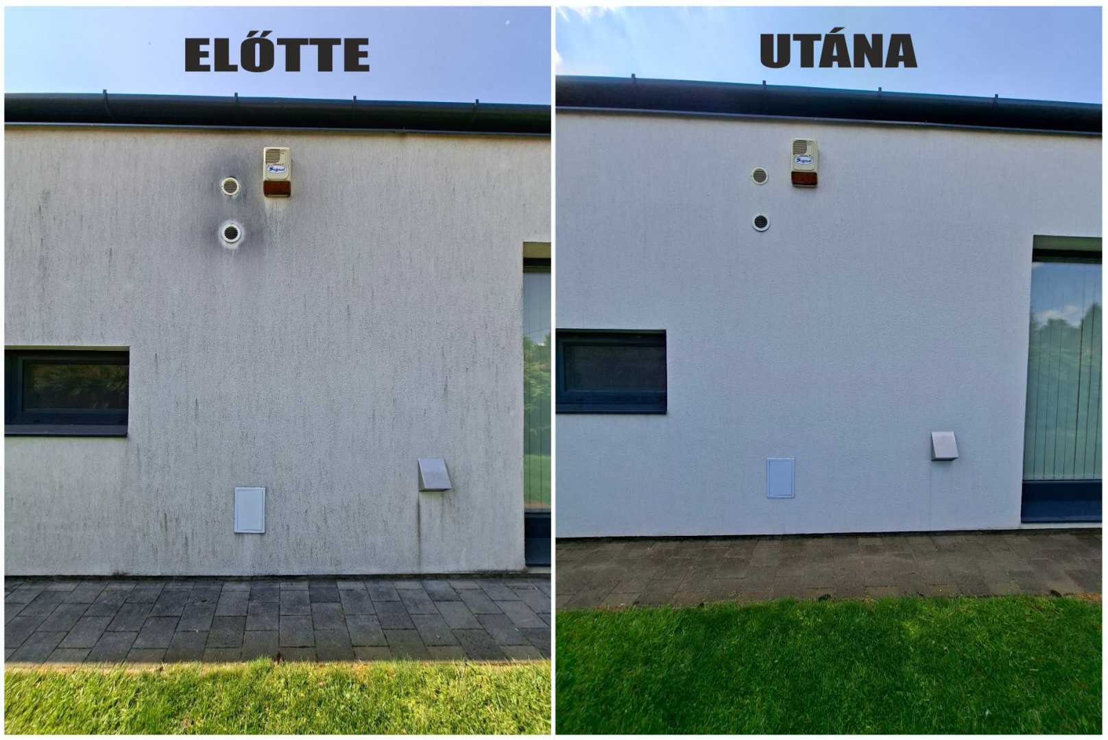 Homlokzatmosás Szegeden